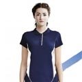 Polo bicolore femmes