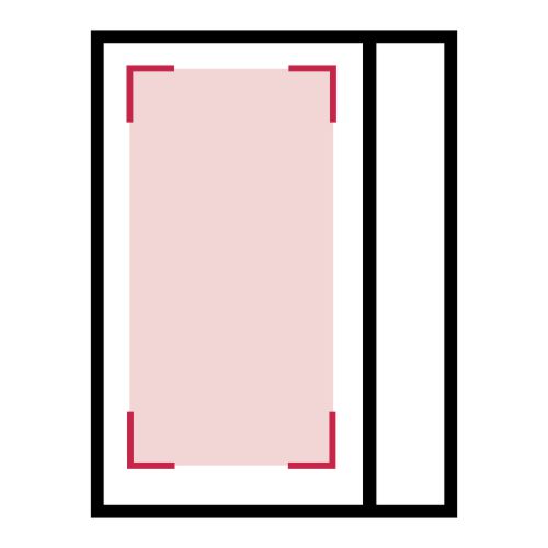 Avant: 70 x 150 mm