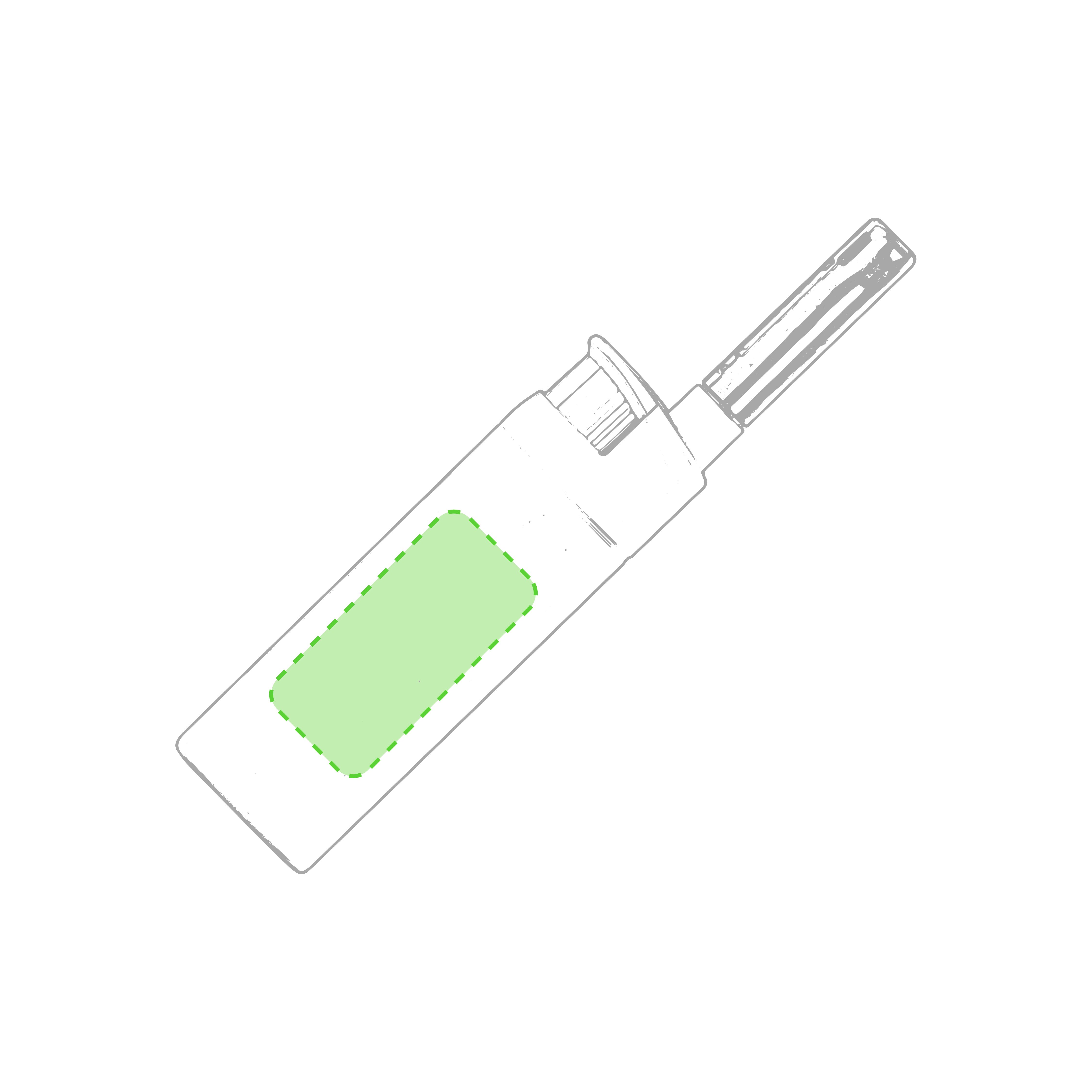 Arrière: 30 x 15 mm