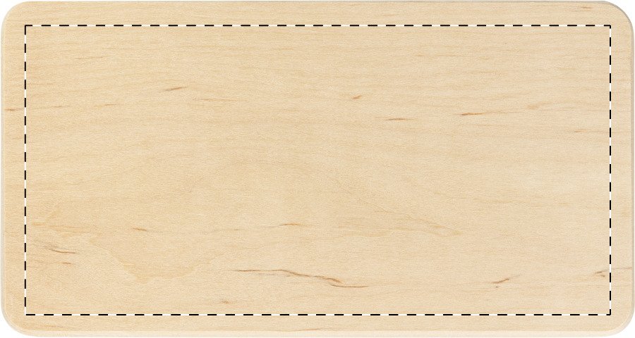 Arrière: 100 x 80 mm