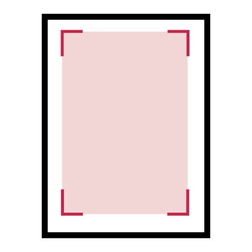 Arrière: 100 x 180 mm