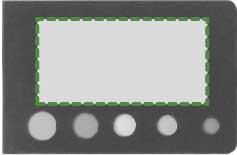 Arrière: 60mm x 30mm
