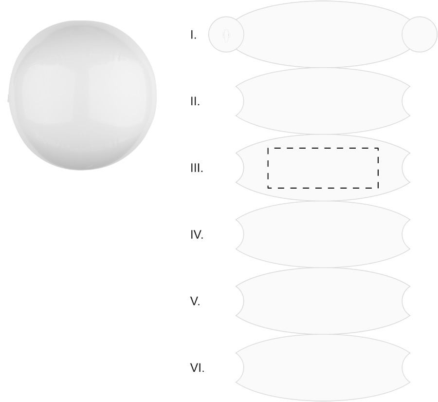 Gauche: 120x50 mm