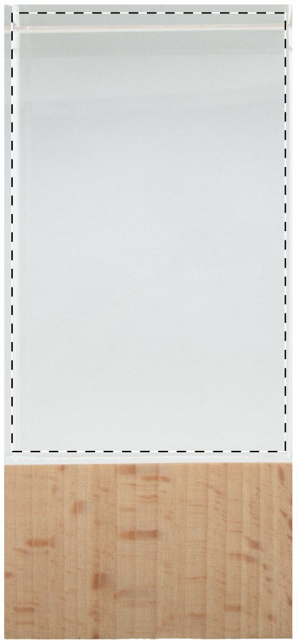 Gauche: W:40 mm x H:60 mm x D:0 mm